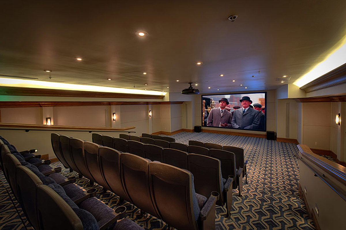 movie theater in shore lodge in mccall idaho