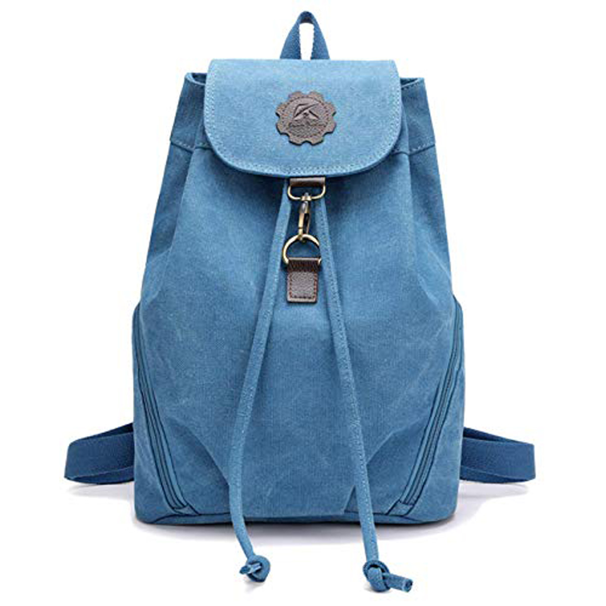 blue travel satchel