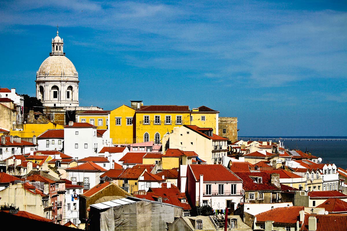 Alfama district Lisbon Portugal