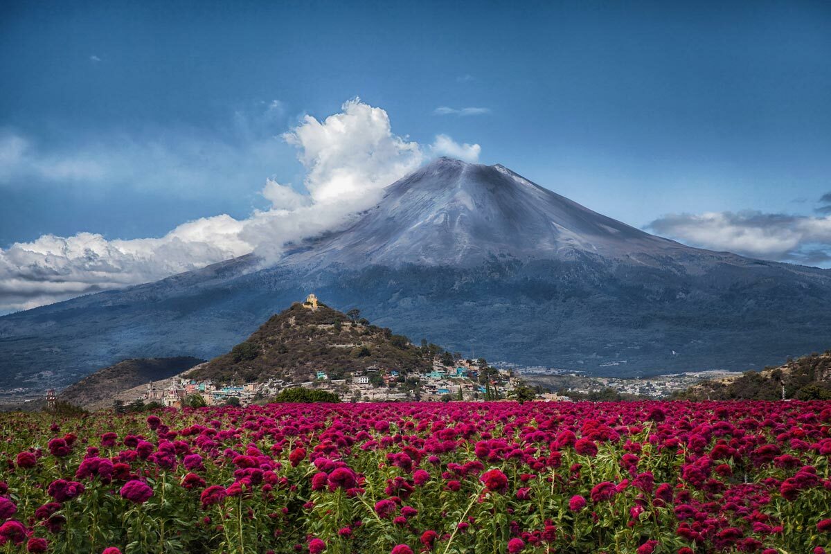 active volcano puebla mexico