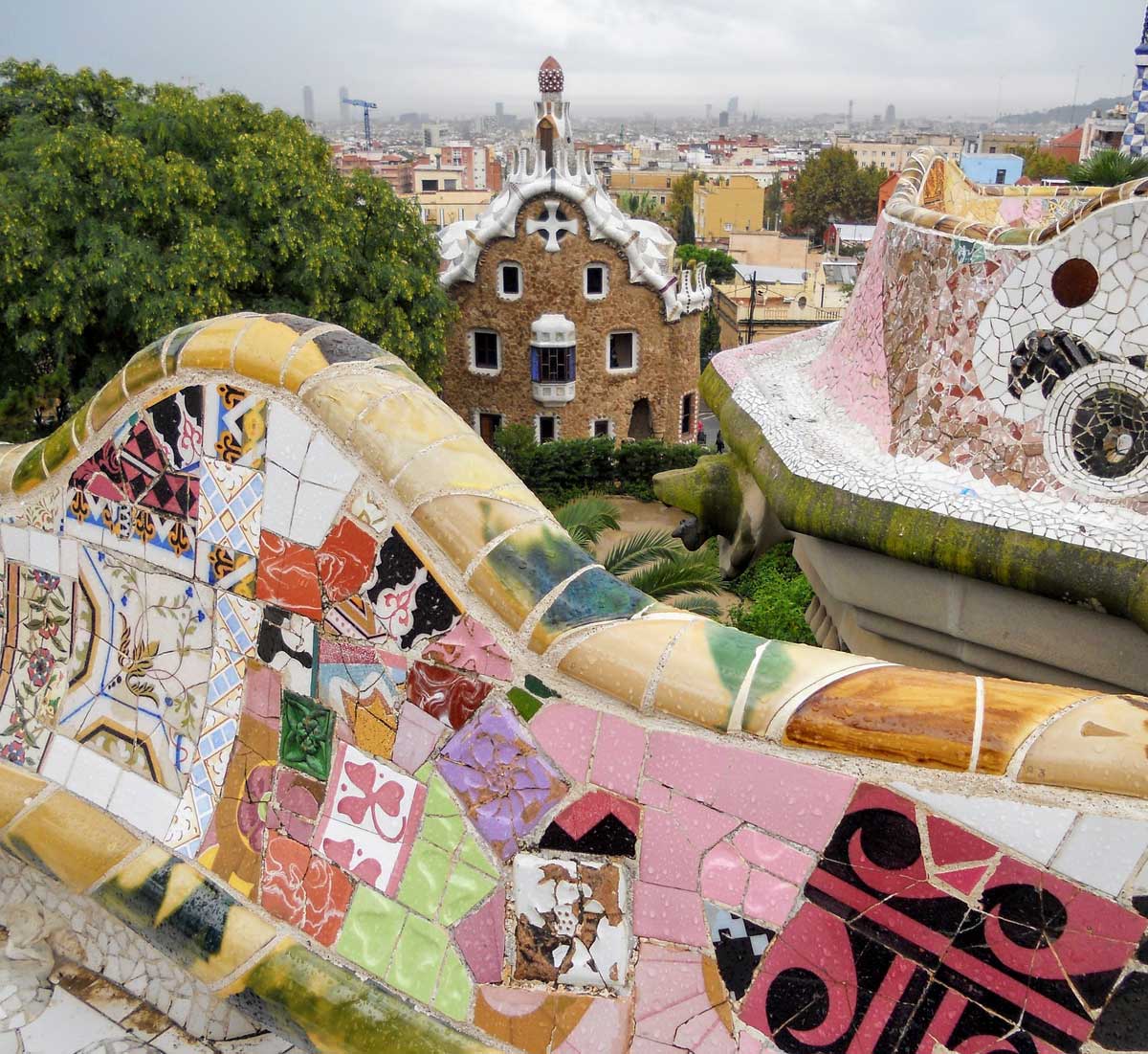 park guell, barcelona, spain