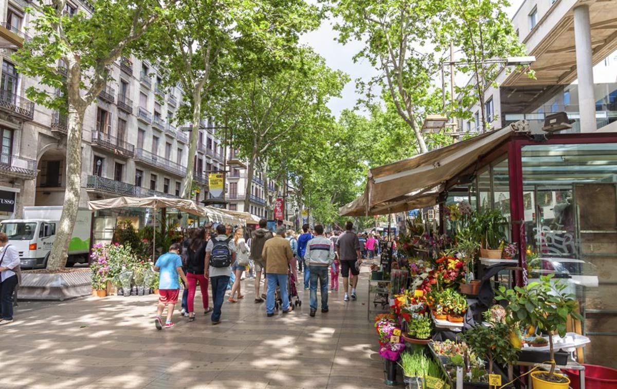 las ramblas, barcelona