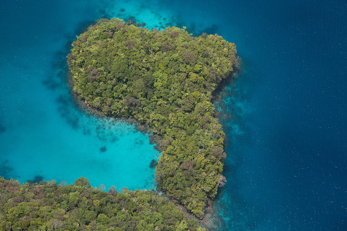 rock islands of palau