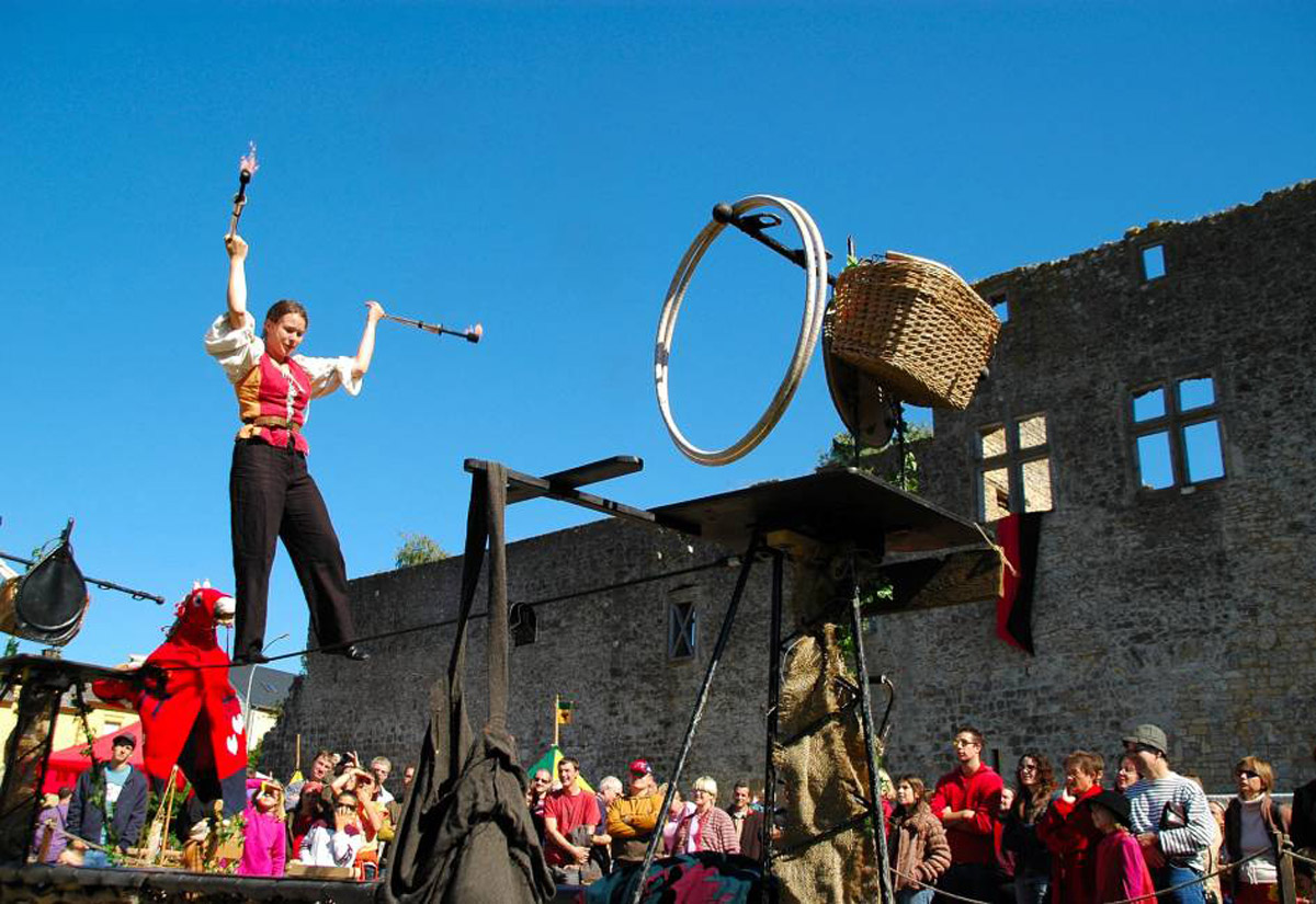 guttland region of luxembourg, vally of the seven castles, medieval festival